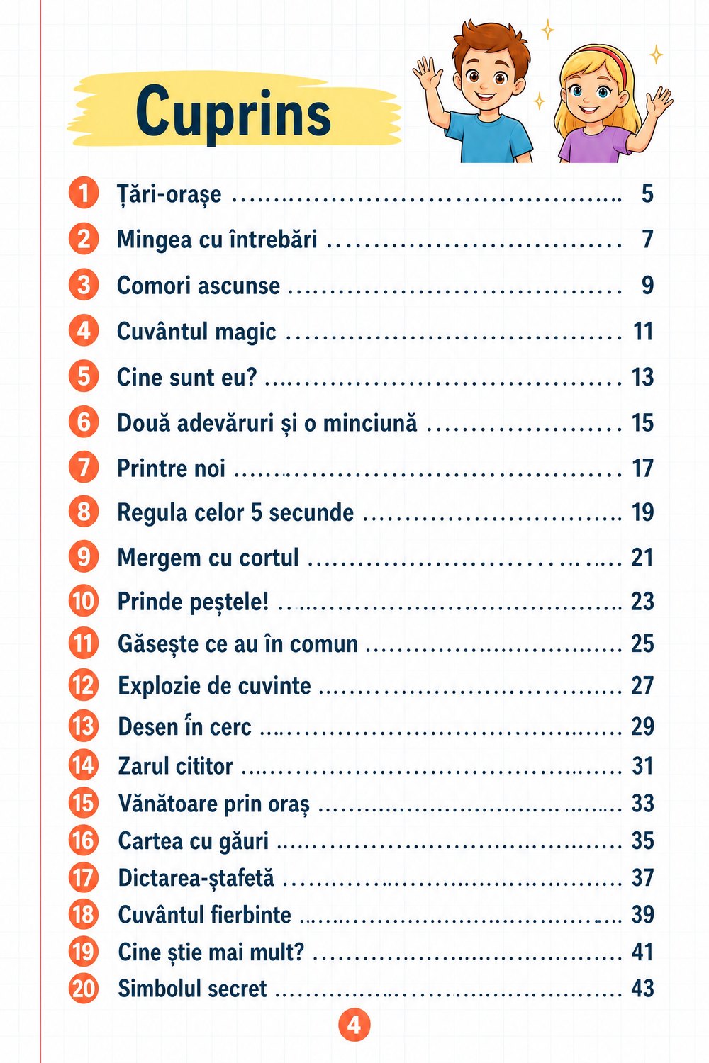 20 de jocuri în clasă — pagină 2