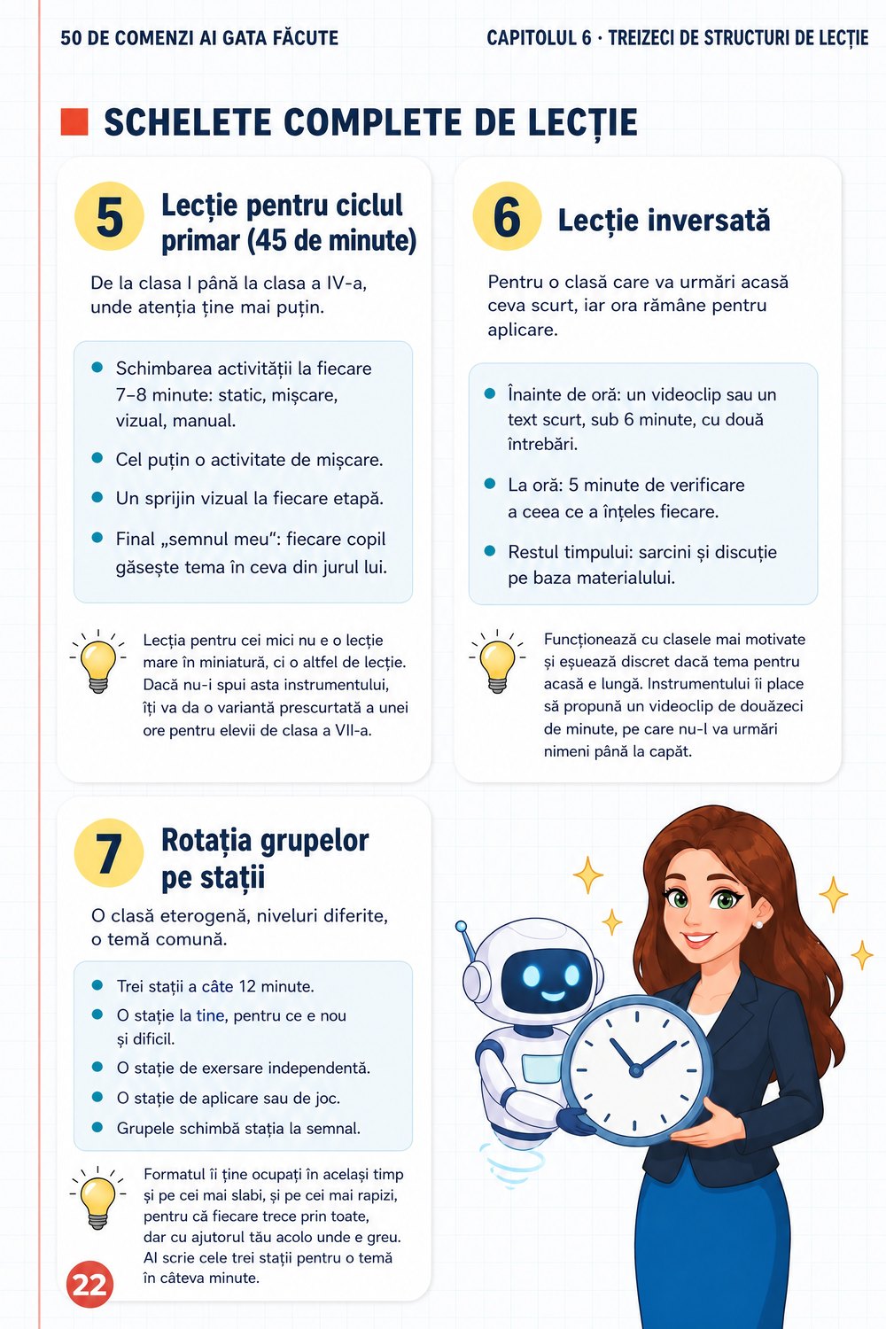 50 de comenzi AI gata făcute pentru profesori — pagină 3
