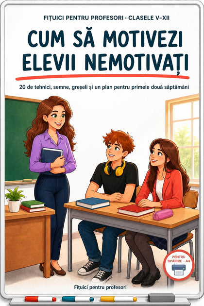 Cum să motivezi elevii nemotivați — copertă