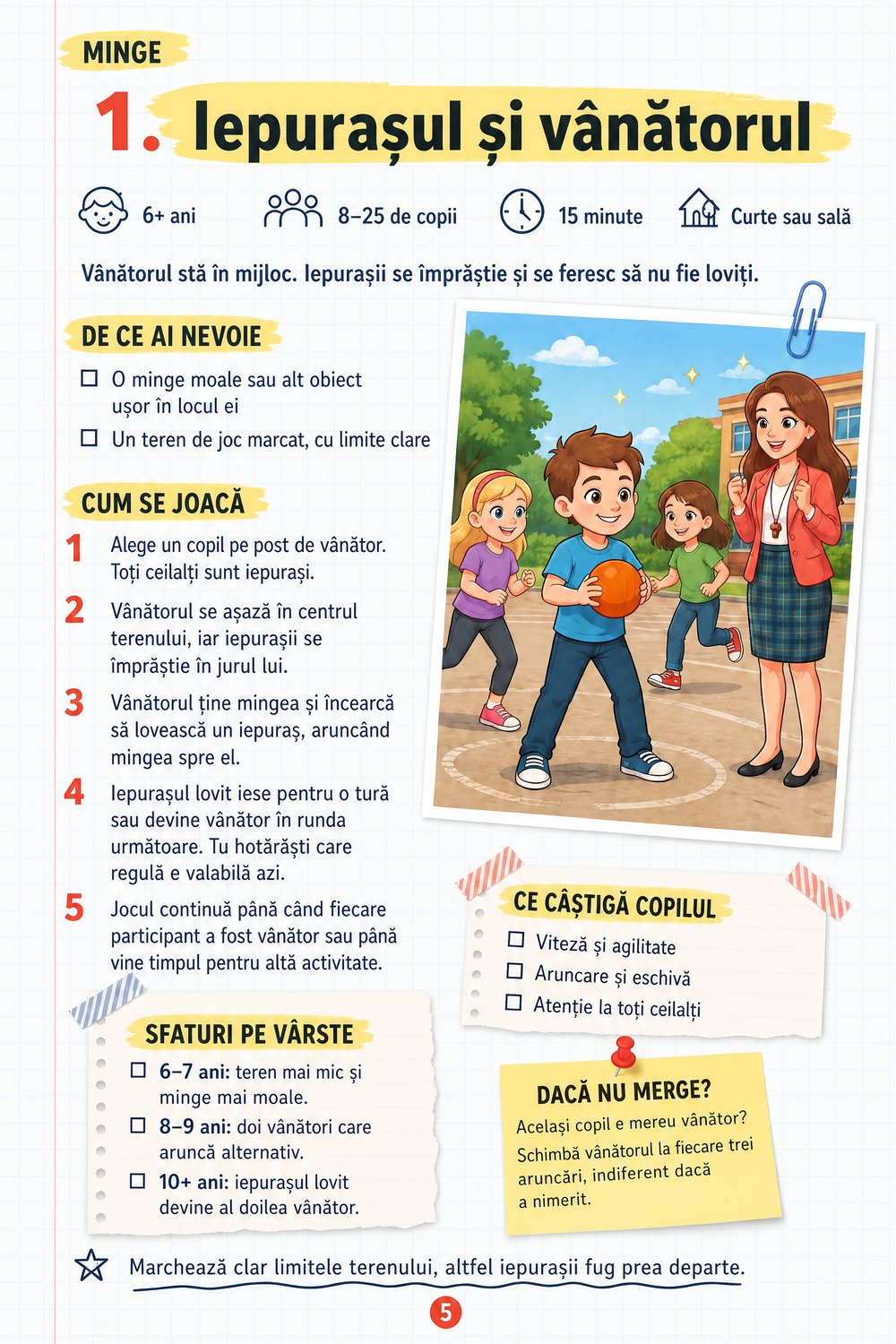 20 de jocuri de mișcare și sportive — pagină 3