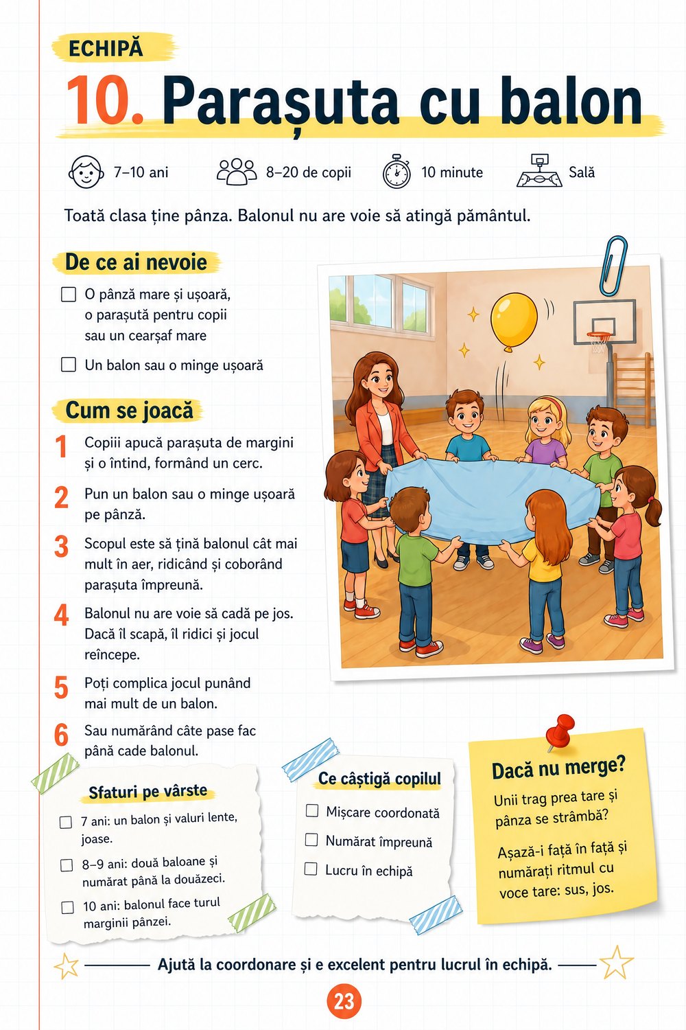 20 de jocuri de mișcare și sportive — pagină 4